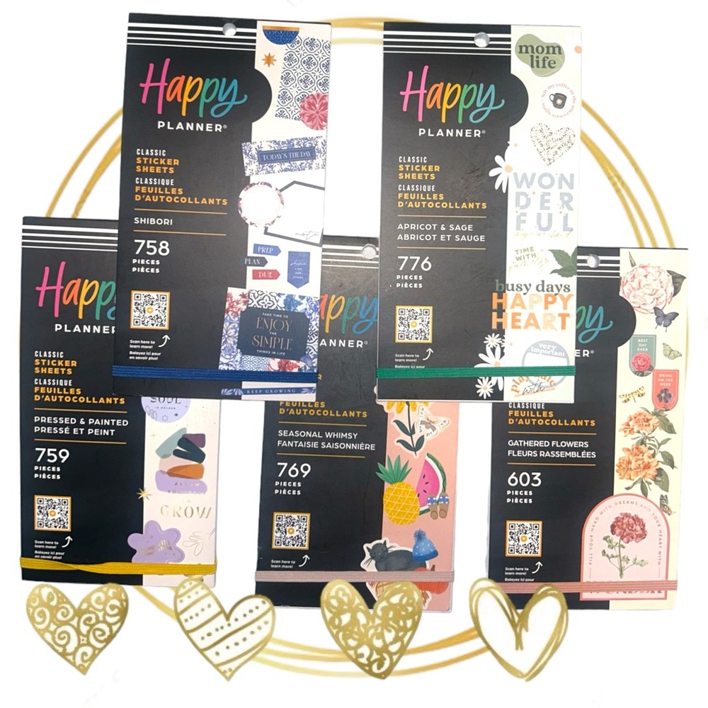 2024 Spring Release The Happy Planner Stickerbooks